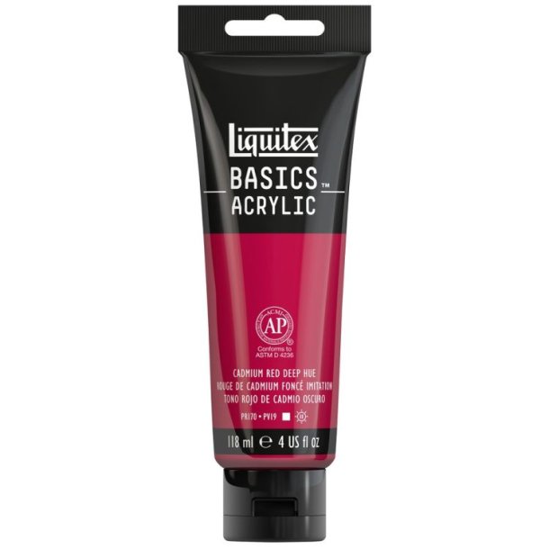 Basics - Acrylmaling 118 ml. - Cadmium Red Deep Hue - 311