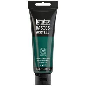 Liquitex - Basics - Akrylmaling 118 ml. - Phthalocyanine Green - 317