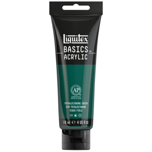 Basics - Acrylmaling 118 ml. - Phthalocyanine Green -