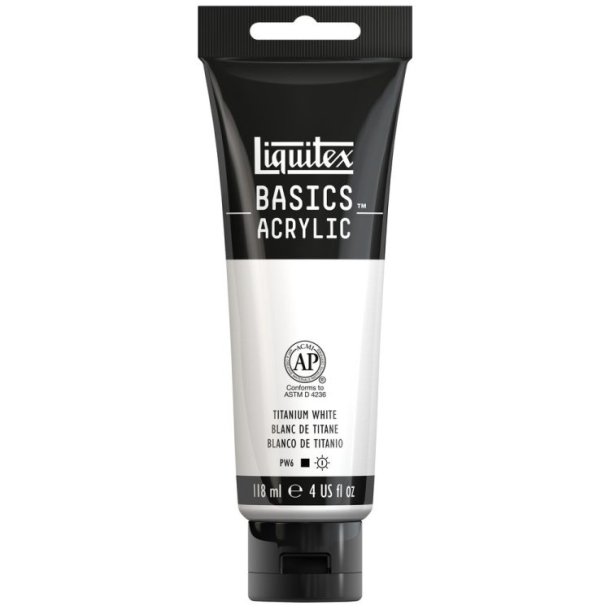Basics - Acrylmaling 118 ml. - Titanium White 432