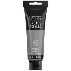 Basics - Acrylmaling 118 ml. - Neutral Grey Value 5/Mixing