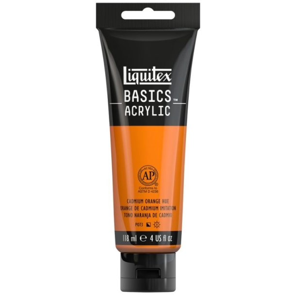 Basics - Acrylmaling 118 ml. - Cadmium Orange Hue -720