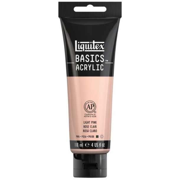 Basics - Acrylmaling 118 ml. - Light Pink - 810