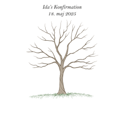 Gavlhusets Design - Papir - Livets Tr - Til gstetryk - Laves p bestilling