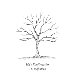 Gavlhusets Design - Papir - Livets Tr - Til gstetryk - Laves p bestilling