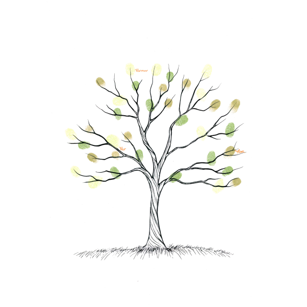 Gavlhusets Design - Papir - Livets Tr - Til gstetryk - Laves p bestilling