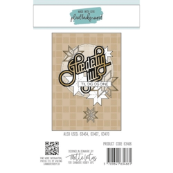 Made With Love - Die - Plaid Background