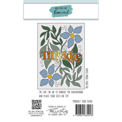 Made With Love - Die - Blomsterkort