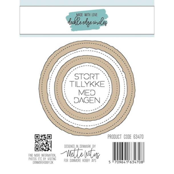 Made With Love - Die - Deckle Edge Circles