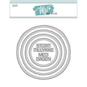 Made With Love - Die - Deckle Edge Circles