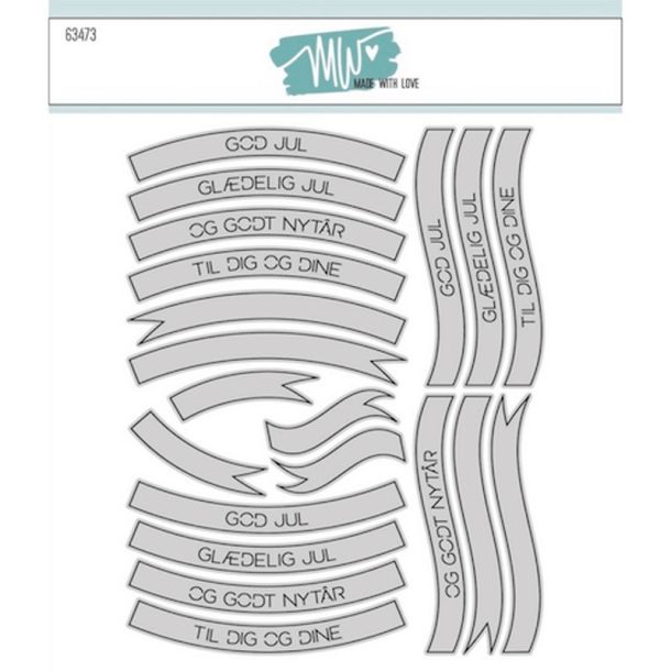 Made With Love - Die - Christmas Banners