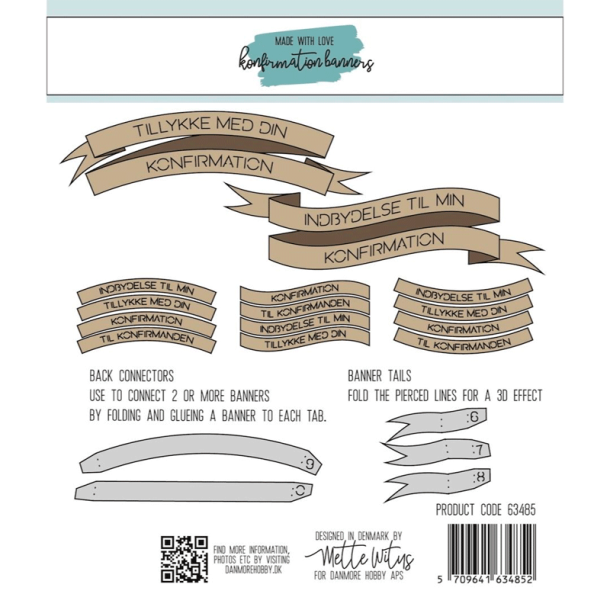 Made With Love - Die - Konfirmation Banners