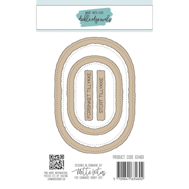 Made With Love - Die - Deckle Edge Ovals