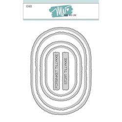 Made With Love - Die - Deckle Edge Ovals