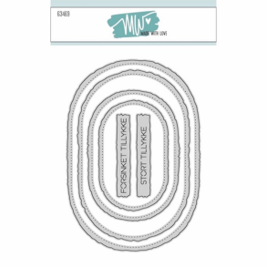 Made With Love - Die - Deckle Edge Ovals