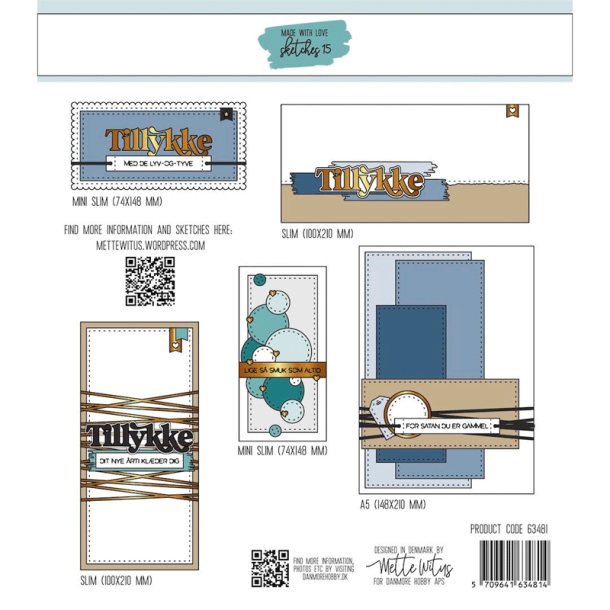 Made With Love - Die - Sketches 15 - Tillykke