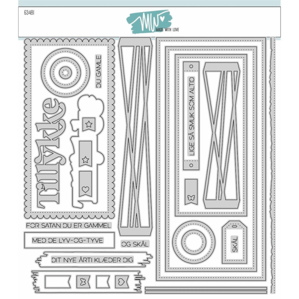 Made With Love - Die - Sketches 15 - Tillykke