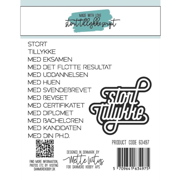 FORUDBESTILLING - Forventes p� lager 30/3 - Made With Love - Die - Stort tillykke tekster