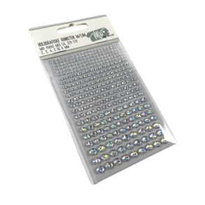 Made with love - Holografiske rhinsten m/ lim