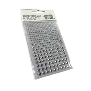 Made with Love - Iriserende rhinsten m/ lim