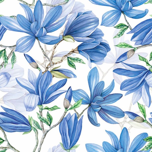 Ambiente - Frokostservietter - Magnolia Acuminata White