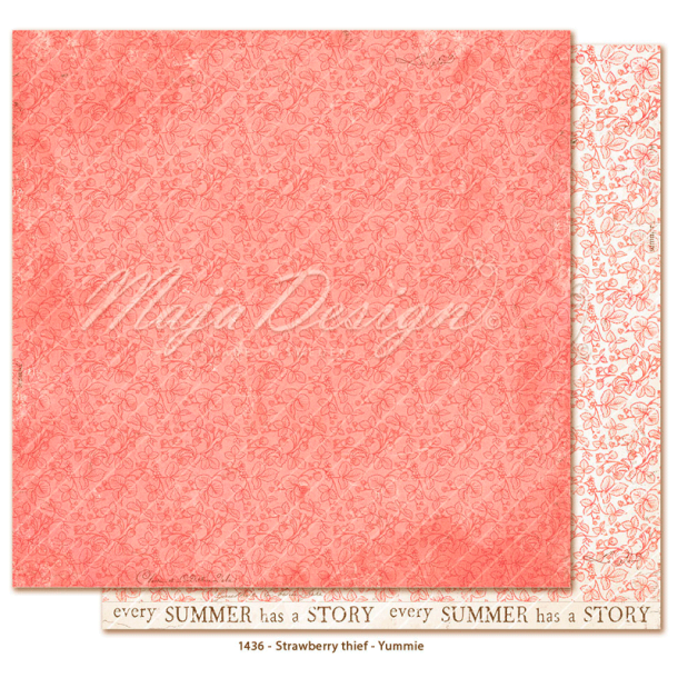 Maja Design - Blok 12'' - Strawberry Thief / Jordbrtyv