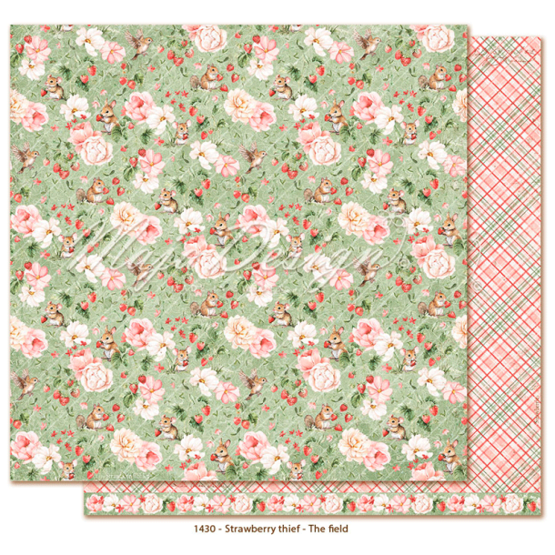 Maja Design - Blok 12'' - Strawberry Thief / Jordbrtyv