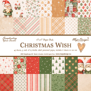Maja Design - Blok 6'' - Christmas Wish