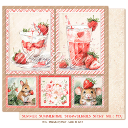 Maja Design - Blok 6'' - Strawberry Thief / Jordbrtyv