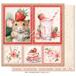 Maja Design - Blok 6'' - Strawberry Thief / Jordbrtyv