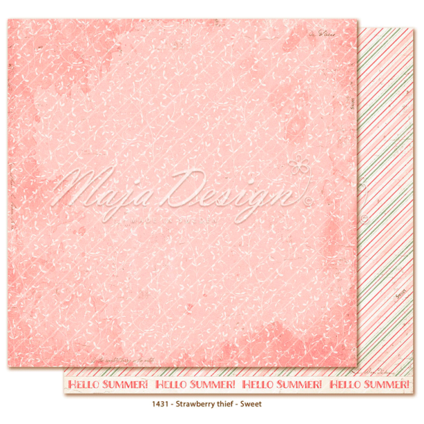 Maja Design - Blok 6'' - Strawberry Thief / Jordbrtyv