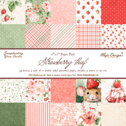 Maja Design - Blok 6'' - Strawberry Thief / Jordbrtyv