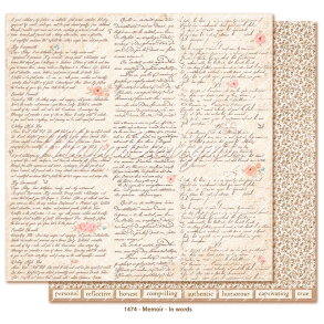 Maja Design - Memoir - In words