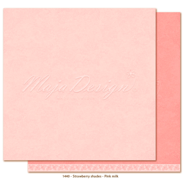 Maja Design - Mono - Strawberry - Pink milk