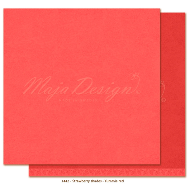 Maja Design - Mono - Strawberry - Yummie red