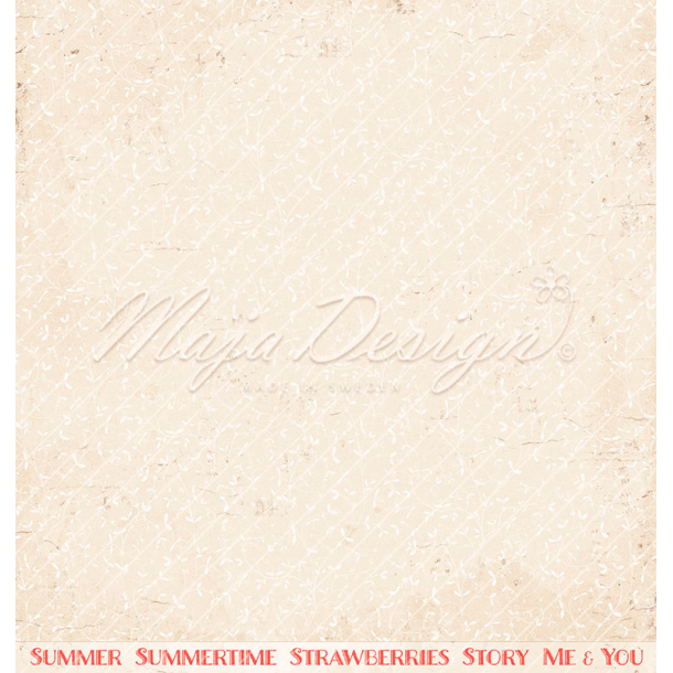 Maja Design - Strawberry thief - Cut-out-cards / Klippeark