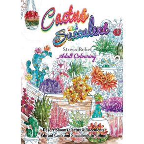 Malebog - A4 - 32 sider - Cactus & succulent