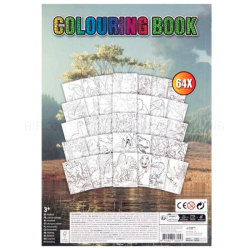 Malebog - A4 - Dinosaurus - 64 sider