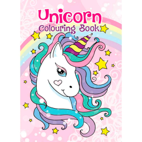 Malebog - A4 - Unicorn / Enhjrning