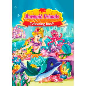 Malebog - A4 - Mermaid Friends / Havfrue