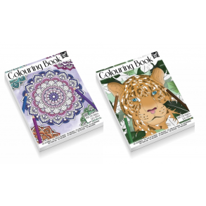 Malebog - Mandala - 20,5 x 15,7 cm - 120 g - 72 sider - Assorteret