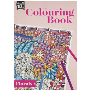 Craft ID - Malebog A4 - Mandala - Blomster