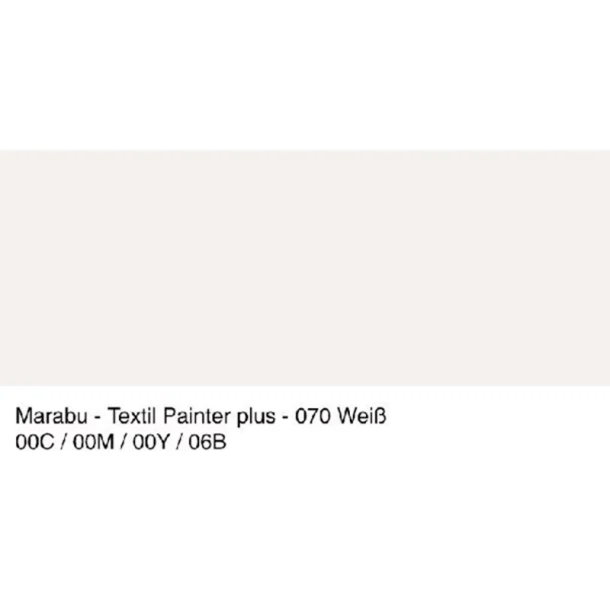 Marabu - Textil painter plus - Tekstilfarve - Hvid