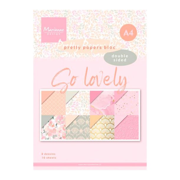 Marianne Design - Blok A4 - So Lovely