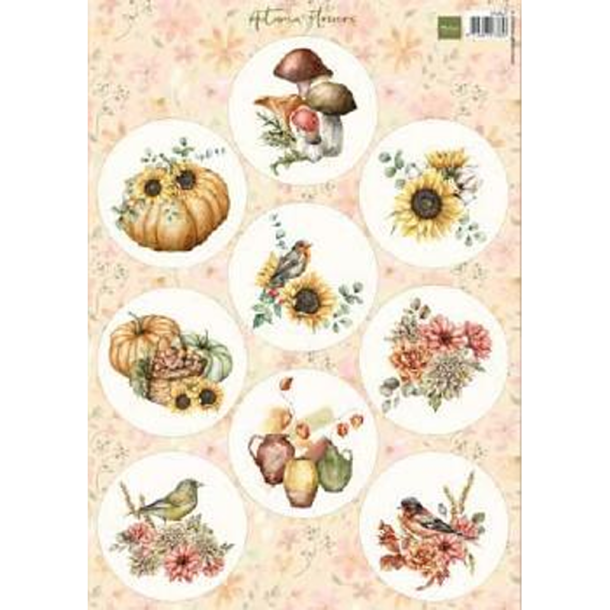 Marianne Design - 3D Ark - Efterrsblomster