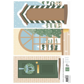 Marianne Design - 3D Ark - Home for Christmas by Marleen / Hjemme til jul