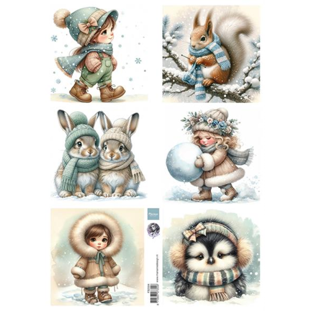 Marianne Design - 3D Ark - Hyggelig vinter