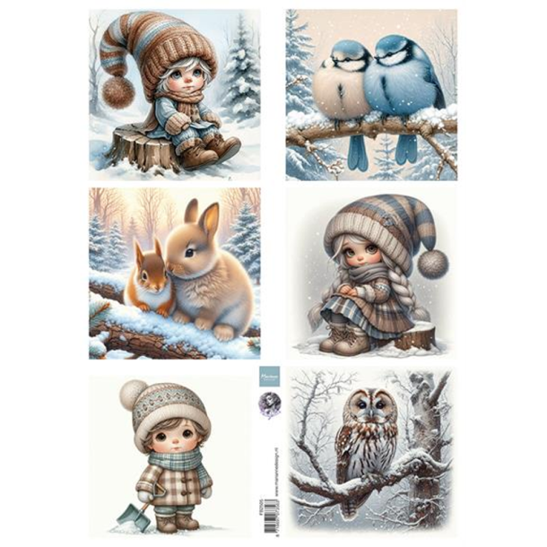 Marianne Design - 3D Ark - Vinterdrmme