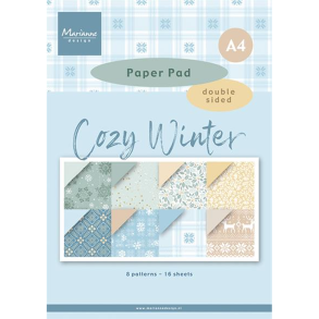 Marianne Design - Blok A4 - Cozy Winter / Hyggelig vinter