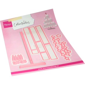 Marianne Design - Die - Wooden Christmas tree / Bj�lke juletr�